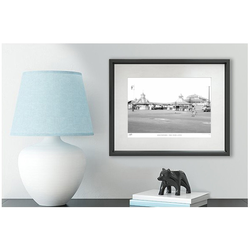 Southport, The Pier C1955 by Francis Frith - Single Picture Frame Print, 28cm H x 36cm W x 2.3cm D