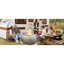25" Outdoor Smokeless Stainless Steel Fire Pit - Portable With Ash Pan For Camping Patio Fireplace Backyard