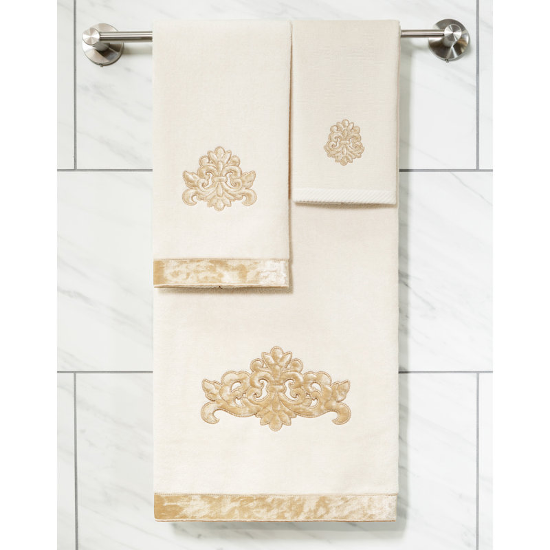 Ensemble de serviettes 3 pièces , Beige