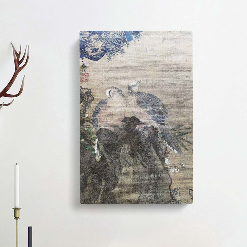 Birds by Lu Ji by Lu Ji - Wrapped Canvas, 60cm H x 40cm W x 3cm D