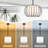 4 - Light Dimmable Drum Lantern Chandelier-227142149