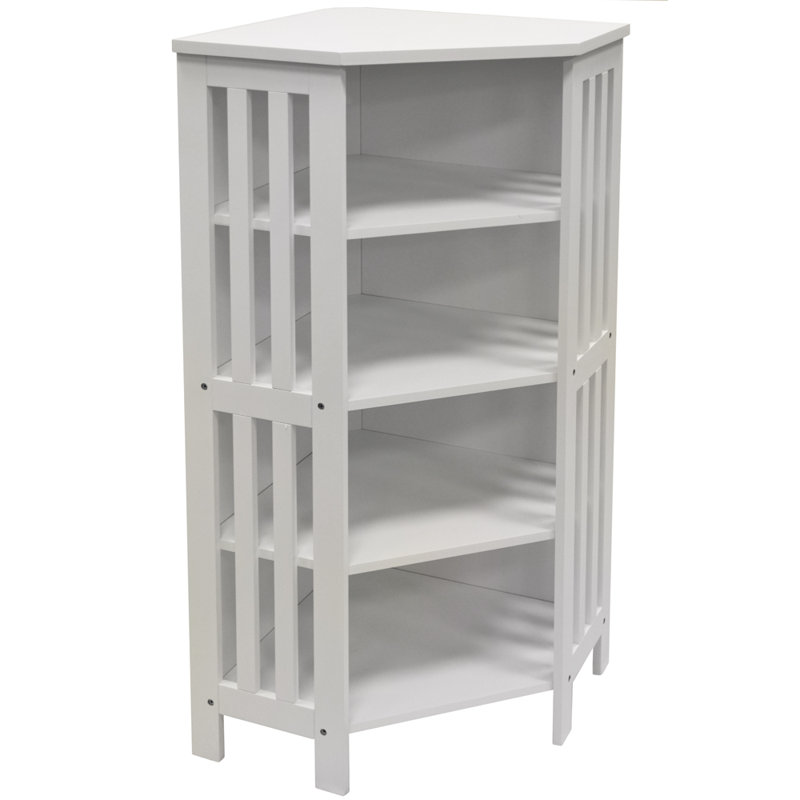 92cm H Media Shelves, White