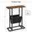 Side Table For Small Spaces, Slim Bedside Table With Storage Holder-106839758
