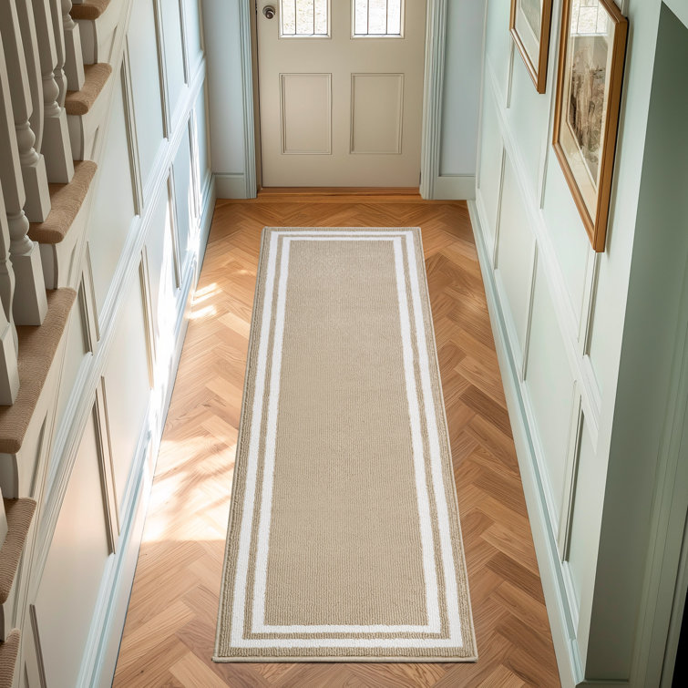 Laura Ashley Debbie Double Border Two-Tone All Loop Tufted Rugs