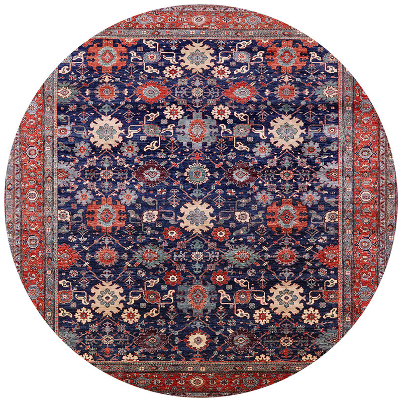 Oriental Indoor Rug, Round 8'
