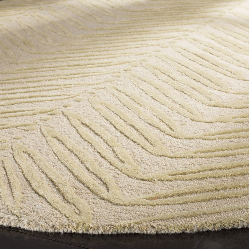Tapis en laine / viscose touffeté à la main Geraro Martha Stewart, Rectangle 2 pi 6 po x 4 pi 3 po
