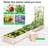 Outdoor Raised Garden Bed with Trellis for Vine Climbing