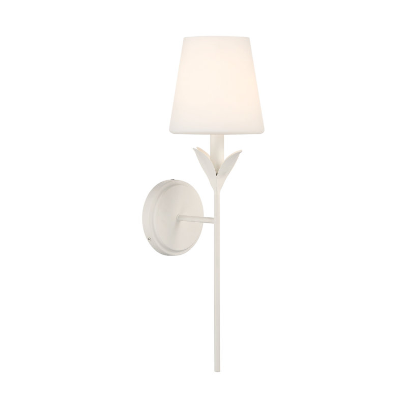 Bransbury 6'' Matte White Sconce, White