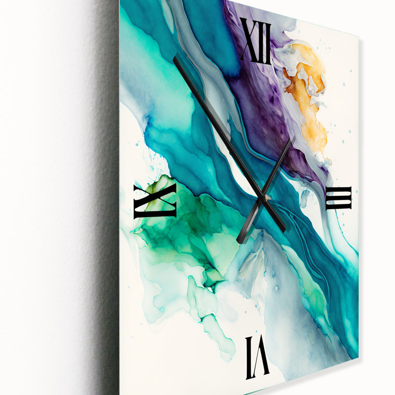 Horloge murale tropicale Tropical Joyfulness III, Moyen