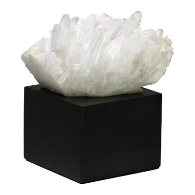 Sculpture de table quartz