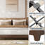 Cadre de lit plateforme, lit bohème en bois avec lattes silencieuses, sans sommier, mobilier de chambre naturel, base de lit en bois robuste, montage facile-1085441664-1085441667