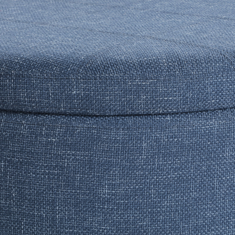 Baynes Storage Ottoman, Navy