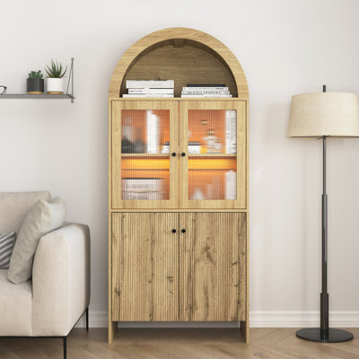 Armoire en dôme de bois aggloméré à technologie Tech