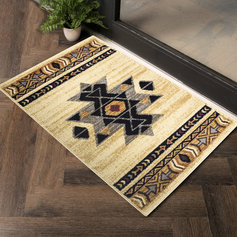 Tapis crème de 5,25 pi X 7,25 pi, fabrication en polypropylène, teinté, pour les ménages actifs, avec envers en jute 5 3 po 7 zones crème, polypropylène, teint, très fréquentées,