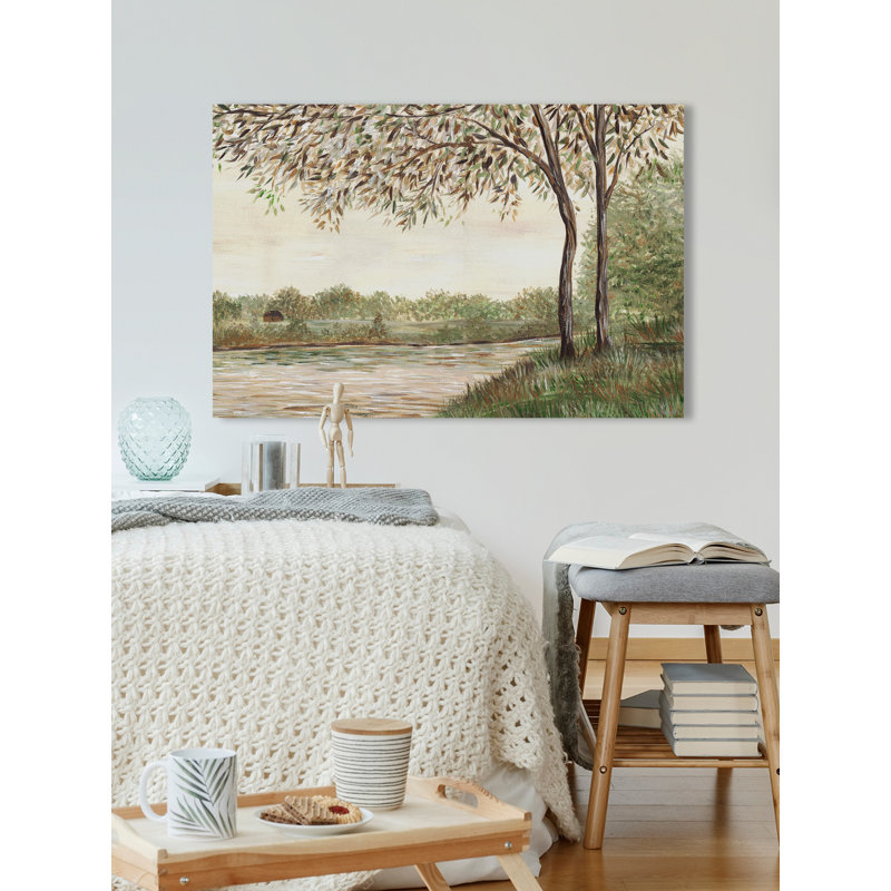 River Cuts - peinture sur toile tendue, L 12 po x H 8 po x P 1,5 po