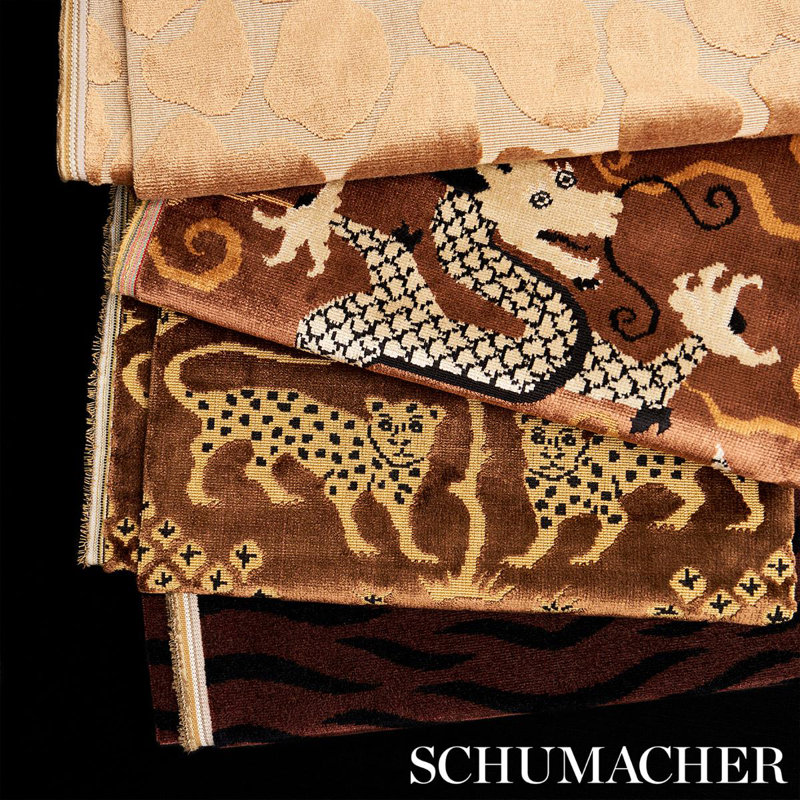 Giraffe Velvet Fabric