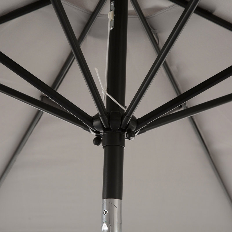 Midwest 295cm Tilt Market Parasol, Light Grey
