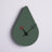 Ullyot MDF Wall Clock with Aluminum Hands and Silent Non-Ticking Teardrop Shaped Design-1564157078-1538751425