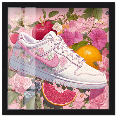 Sneaker Lost III Fashion Art Shadowbox Print by Art Remedy