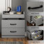 Ensemble de lit plateforme tapissier Diamond-1182333852-1182333853