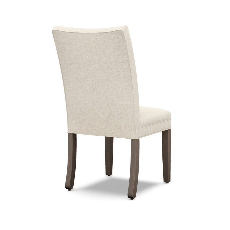 Prattsville Upholstered Dining Chair, White, Gray