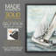NAUTICAL Series LVII, reproduction encadrée - bois massif-802899478-802899691