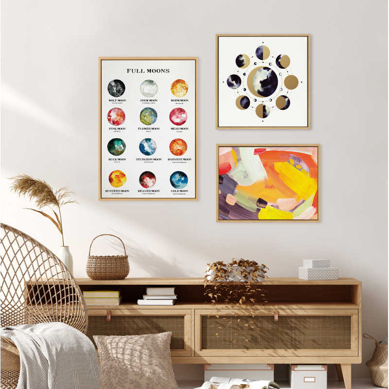 «Lunar Light» par Faryn Hughes, reproduction d'art sur toile encadrée