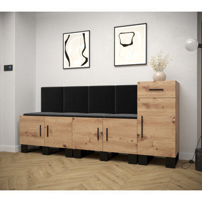 Aftonshire Hallway Set with Storage Bench and Shoe Storage
