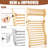 Sauna Wooden Backrest with Height-Adjustable Neck Pillow - Non-Slip, Water Resistant (Indoor/Outdoor)
