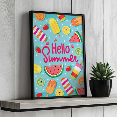 «Hello Summer» par Mollie B., reproduction d'art