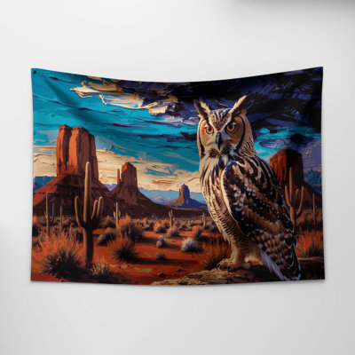 Tapisserie murale Southwestern Animals Owl