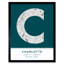 Charlotte North Carolina United States City 1 Piece Single Picture Frame Wall Art