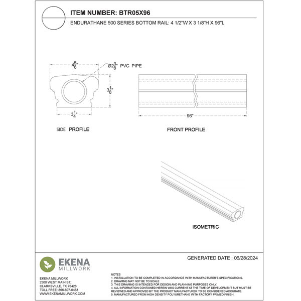 Dimensions du produit