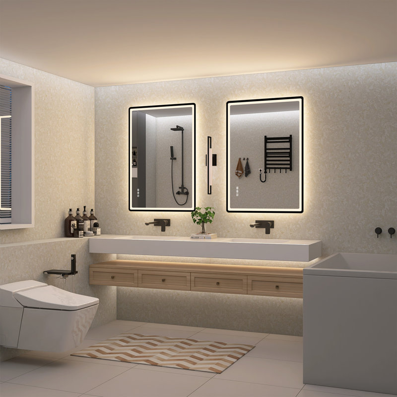 Aluminum Rectangle Mirror, 100cm H x 70 cm W