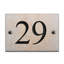 Chebanse 10cm H Stone House Number-2107359035-2110075817