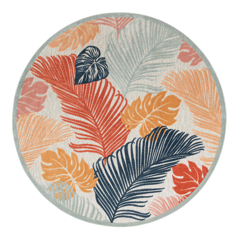 Tapis Fisan Island Wygant, Rond 8 pi 2 po