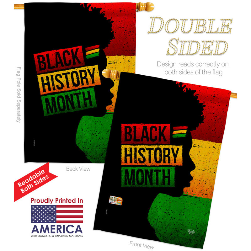 Double Sided 40'' H x 28'' W Polyester House Flag