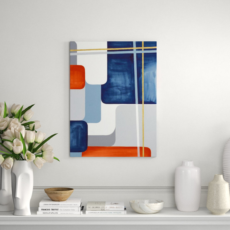 Color Arrangement I Painting by Janice Sadler, Glass Coat, 40" H x 30" W