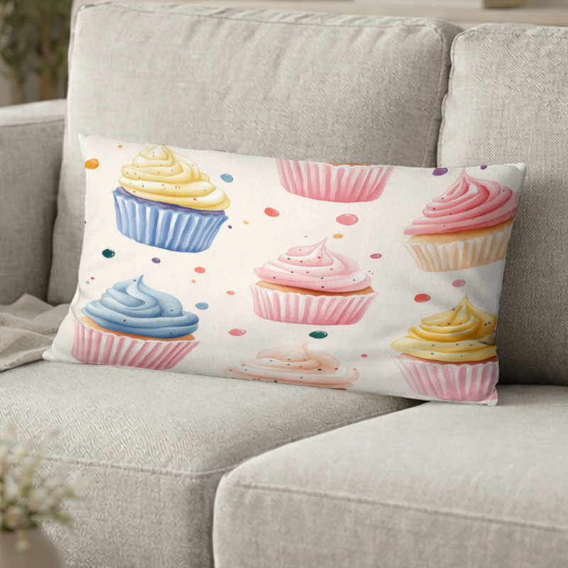 Coussin décoratif abstrait Abstract, H 12 po x l 20 po