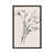 Toile encadrée de bois rustique foncé