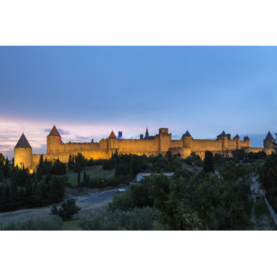 «Cassassonne - France», photographie sur toile