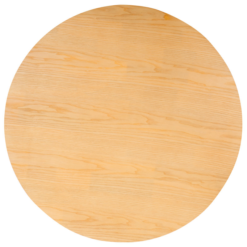 Hayliette Solid Wood Coffee Table, Beige