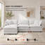 Canapé modulaire de 105 po en tissu chenille rembourré-540219824