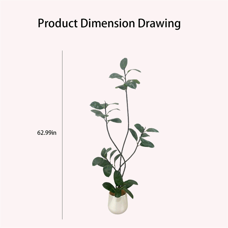 Plantes artificielles réalistes pour la décoration intérieure