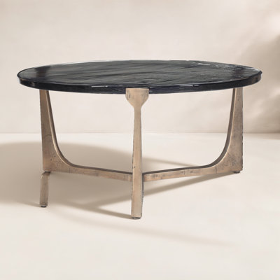 Ralphie Uttermost Bohdi Outdoor Brass Coffee Table