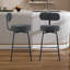 Ensemble de 2 tabourets de bar pivotants modernes rembourrés, boucle -455436406