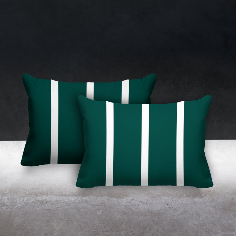 Coussin intérieur / extérieur Tripo, Émeraude