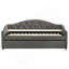 Lit de jour simple tapissier avec couchette Tremont Grey
