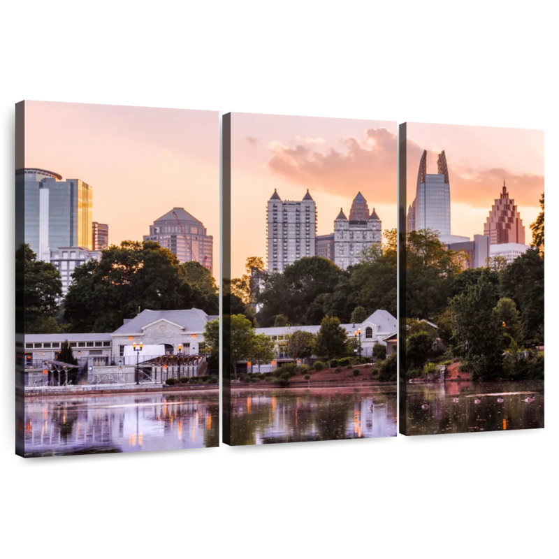 Coucher de soleil Nicci Piedmont Park, H 20 po x l 33 po