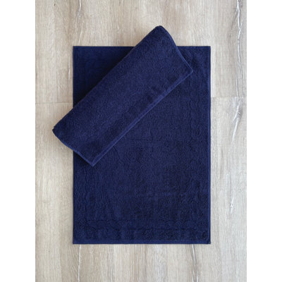 Alon Cotton Twill Non-Slip Bath Mat